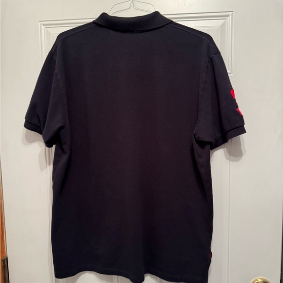 Polo Ralph Lauren Big Pony polo # 3 shirt Black size XL - Picture 2 of 6
